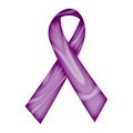 Swirl Purple Awareness Ribbon Temporary Tattoo